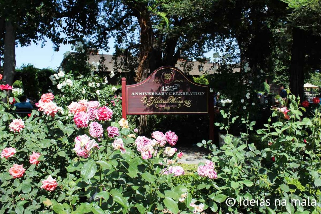 Jardins da V. Sattui em Napa Valley