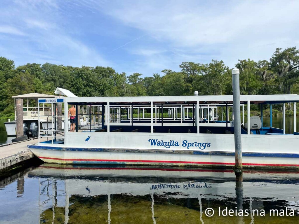 Passeio de barco histórico em Wakulla Springs