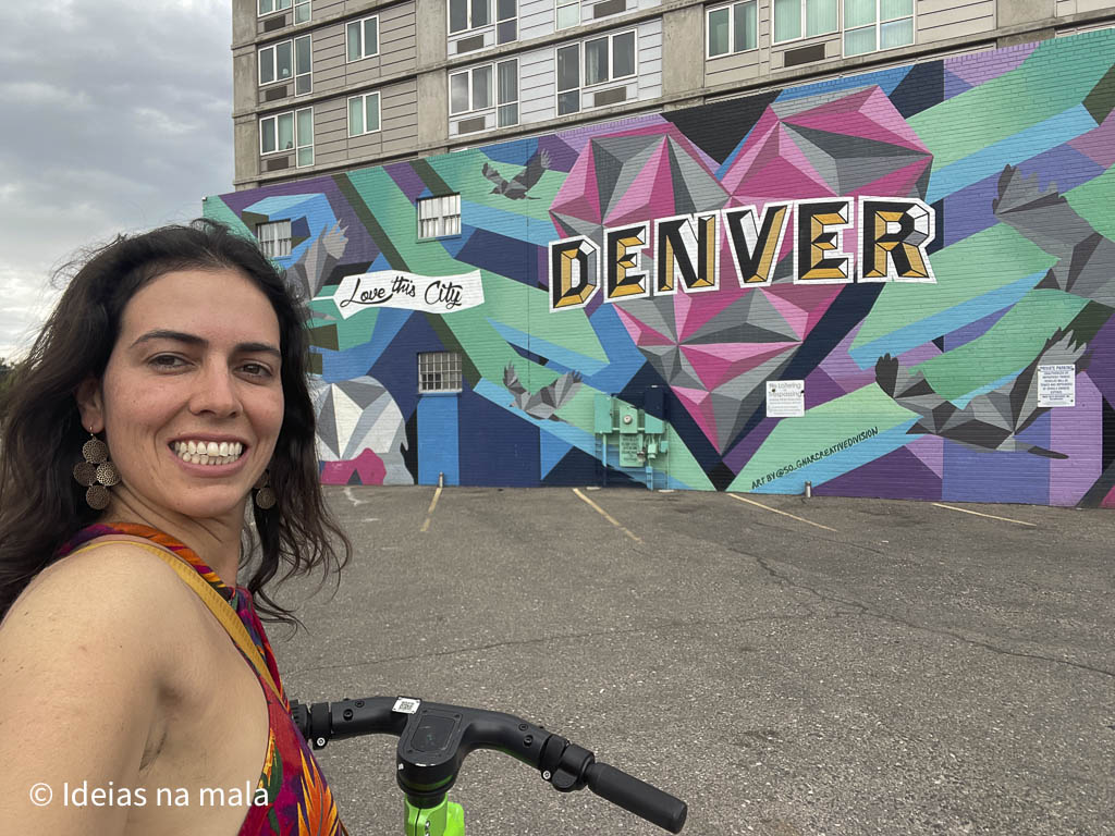 Grafites colorido em RiNo: uma das marcas de Denver