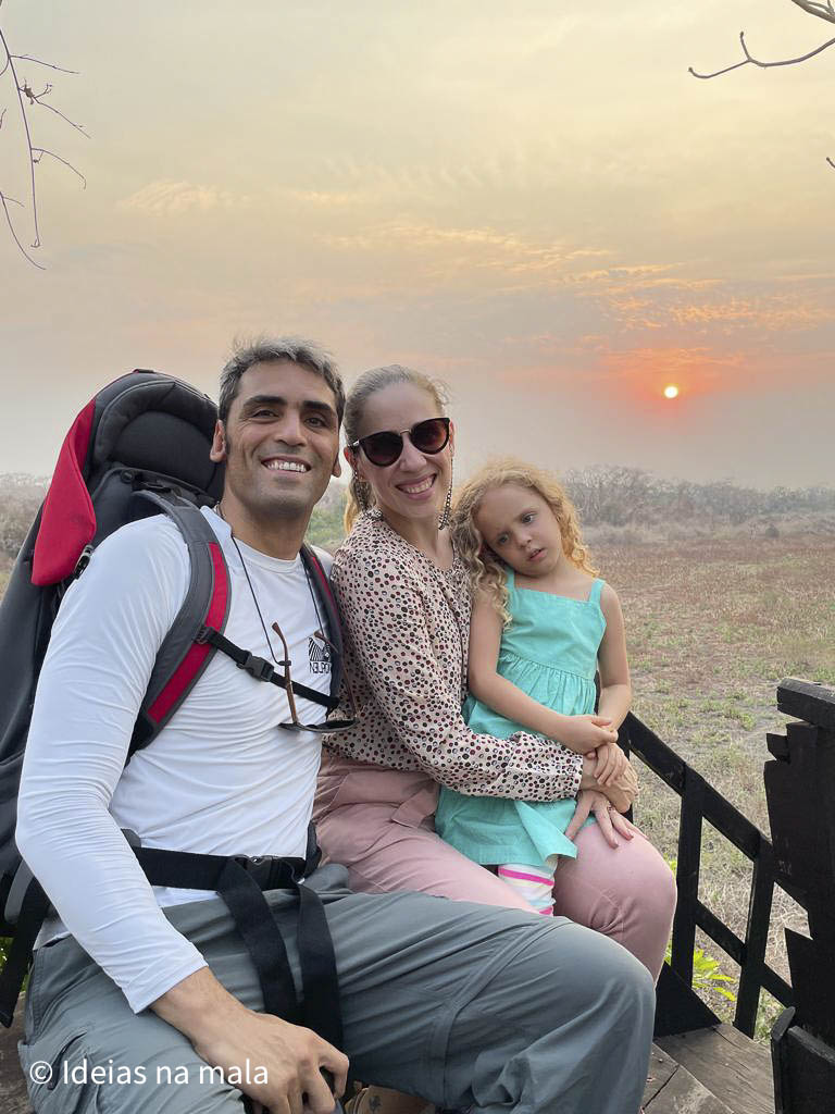 Pantanal em família: o por do sol é um espetáculo