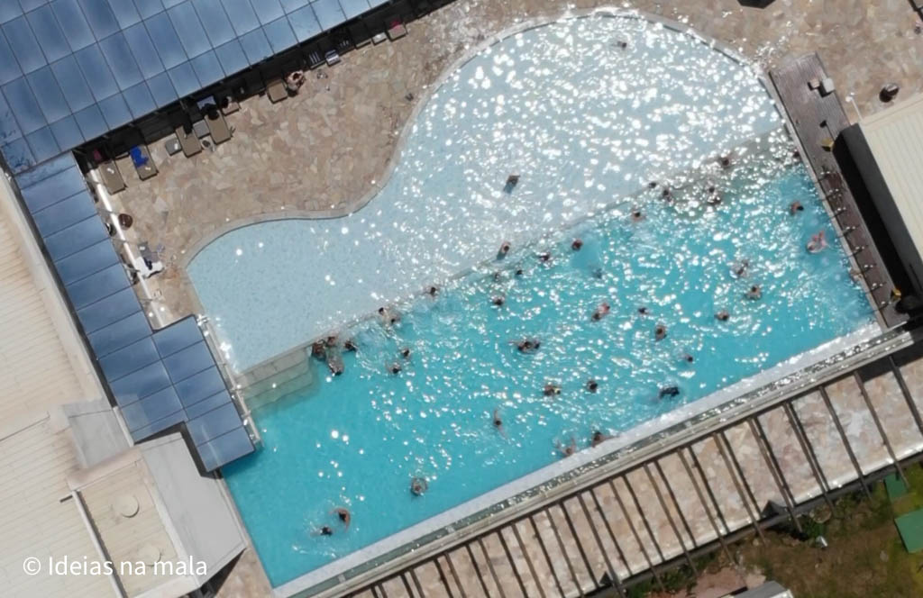 Uma das piscinas do Acquamotion em Gramado