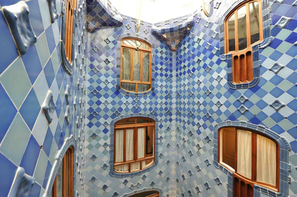 Casa Bartló em arquitetura de Gaudí em Barcelona