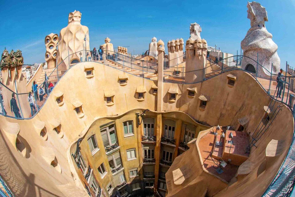 Casa de Milà, uma das obras de Gaudi em Barcelona 