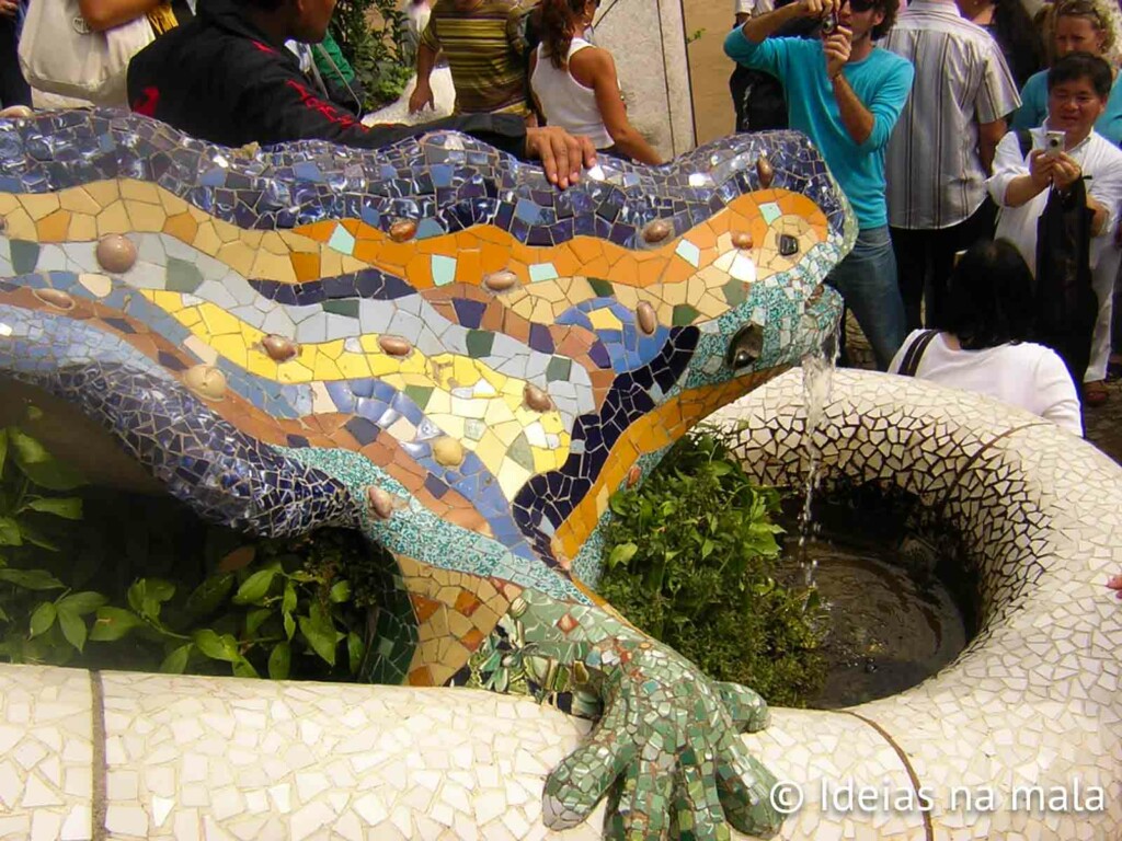 Salamandra de Gaudí no Parc Guell