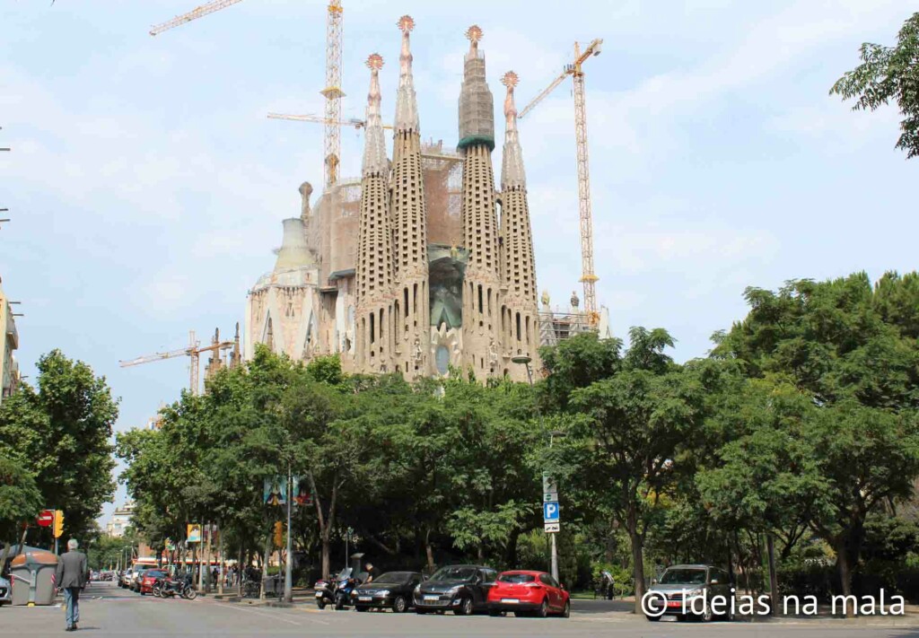 La Sagrada familia, um dos principais pontos turísticos de Barcelona