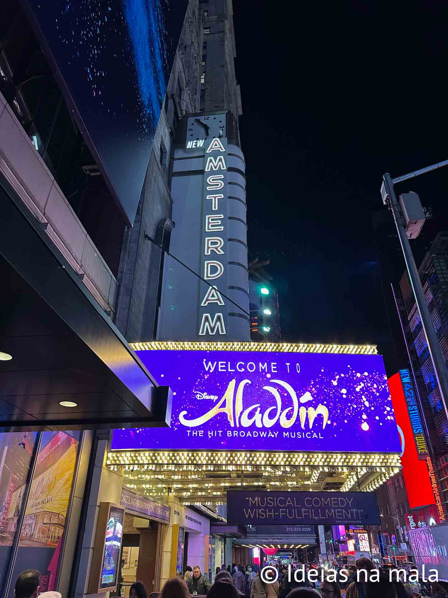 Aladdin um espetáculo clássico da Broadway em NYC