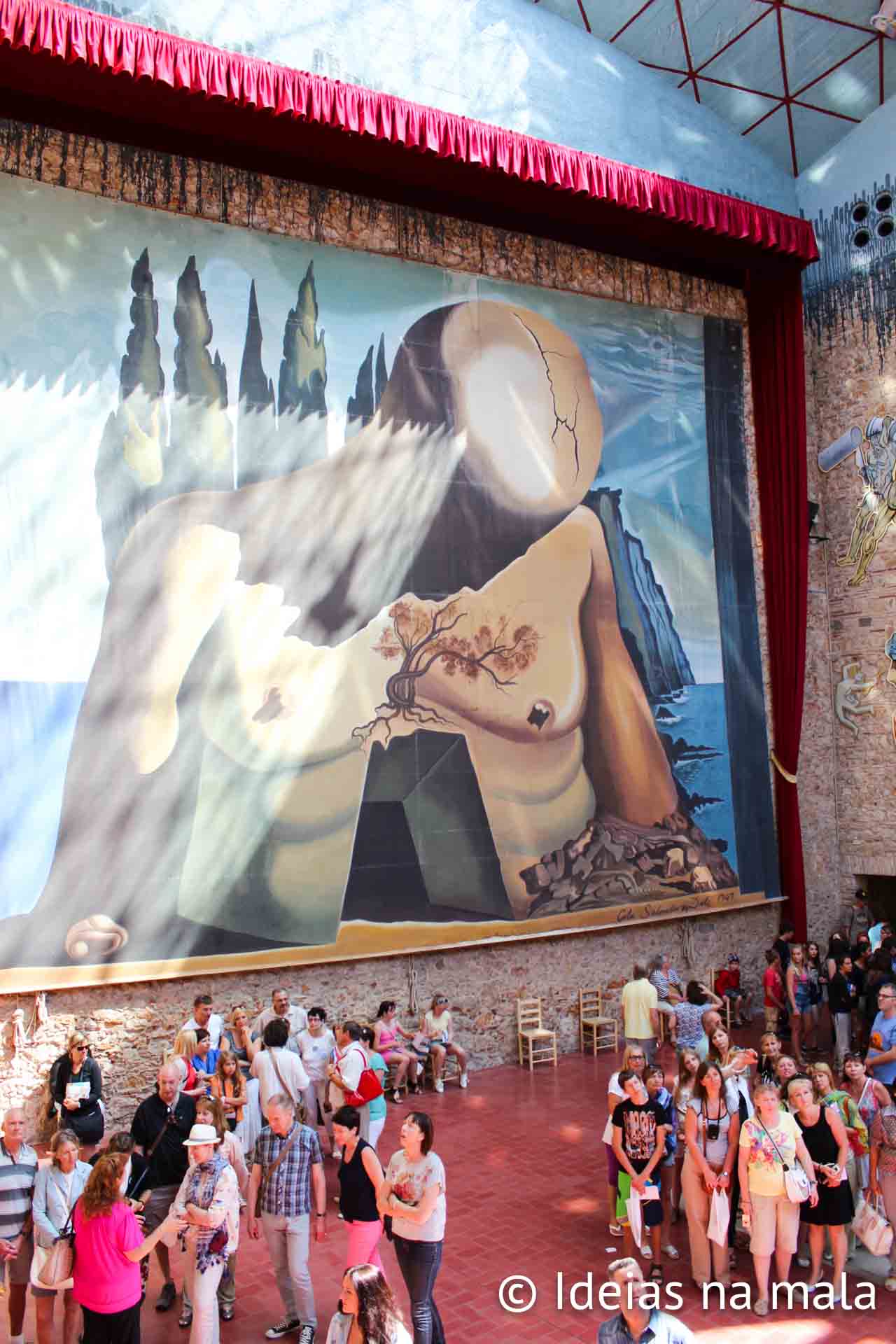 Obra de arte no Museu Dali em Figueres
