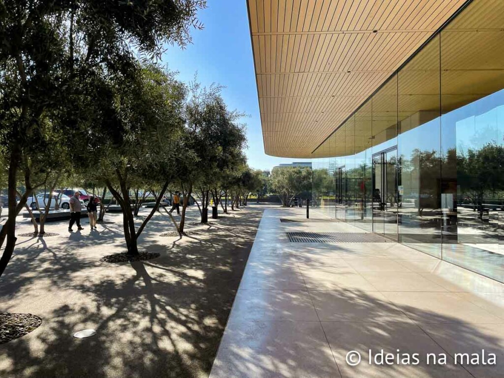 Centro de visitantes do Apple Park em Cupertino