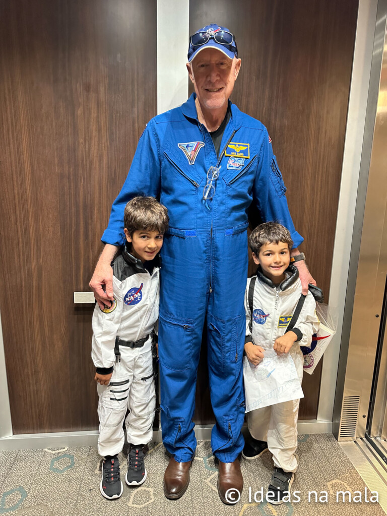 encontro com astronauta no Kennedy Space Center