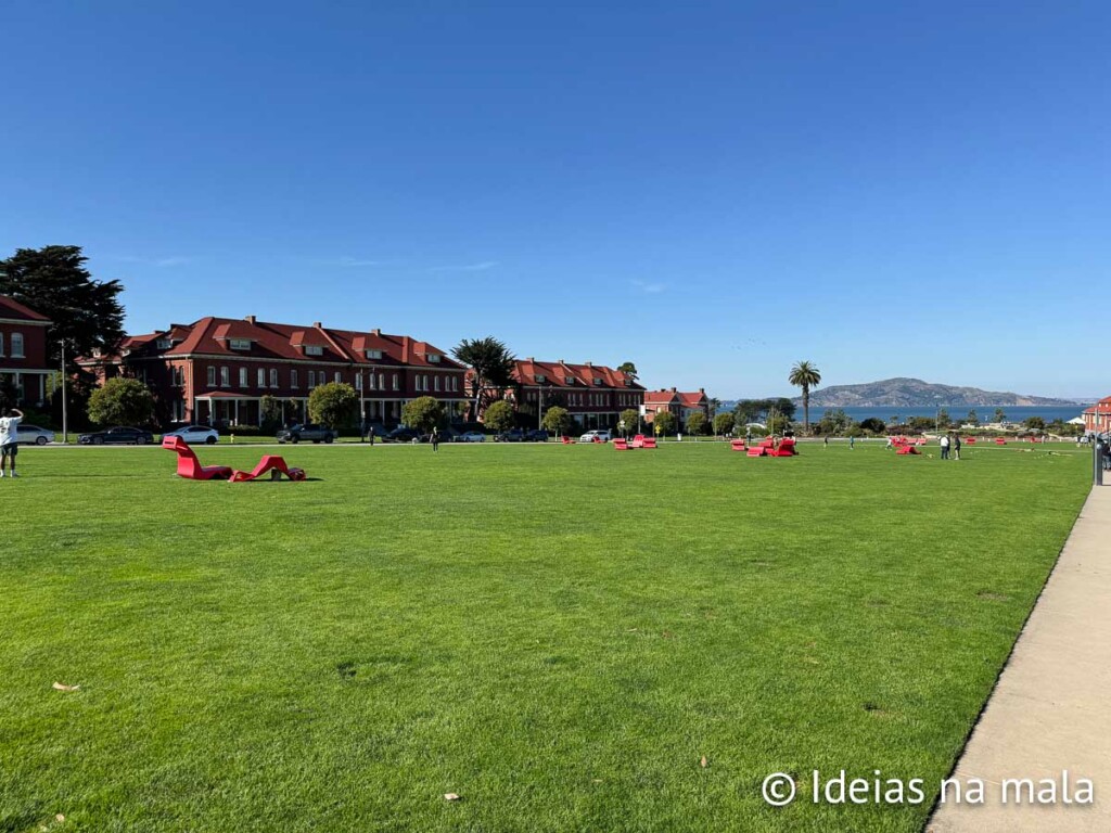 Main Parade Lawn, o coração do parque