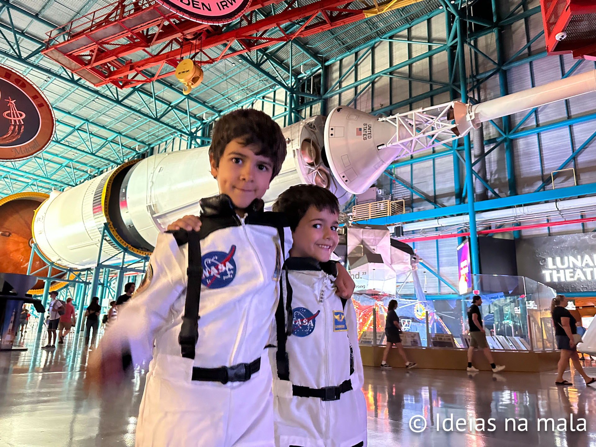 que fazer com crianças no Kennedy space center