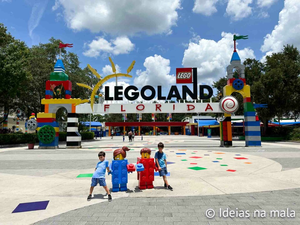 Como é a Legoland Florida: entrada do parque