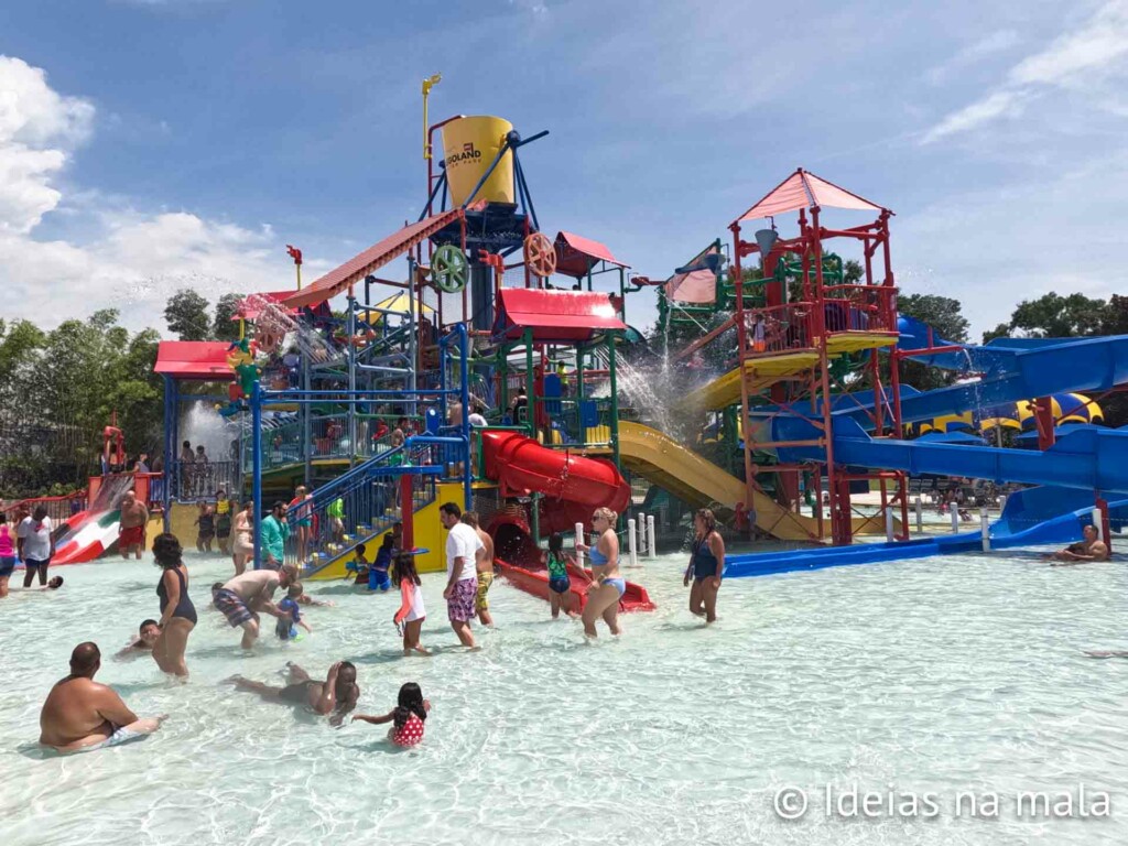 Área infantil do parque aquático da LEGOLAND