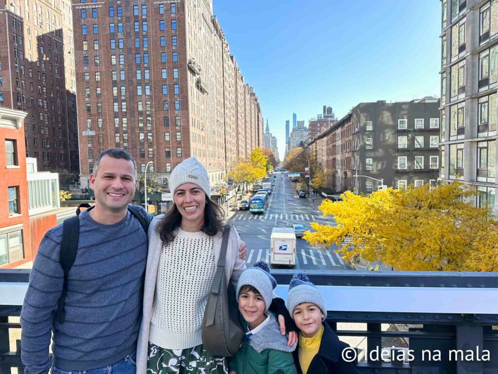 The High Line em  viagem para Nova York em família