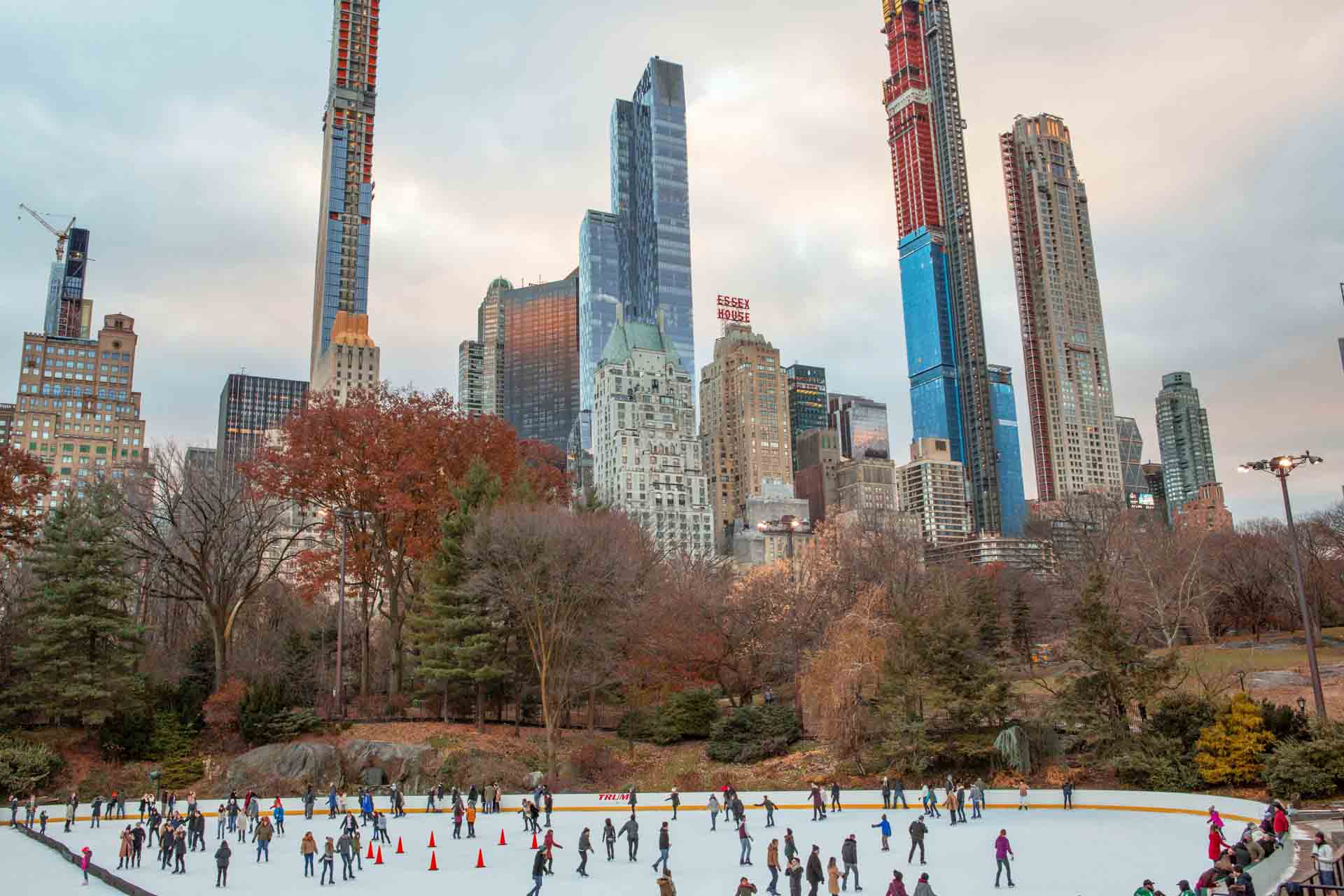 onde patinar em Nova York