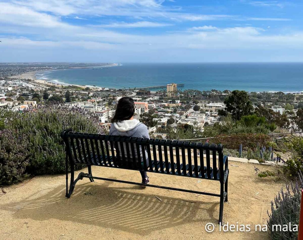 Ventura vista do alto do Serra Cross Park