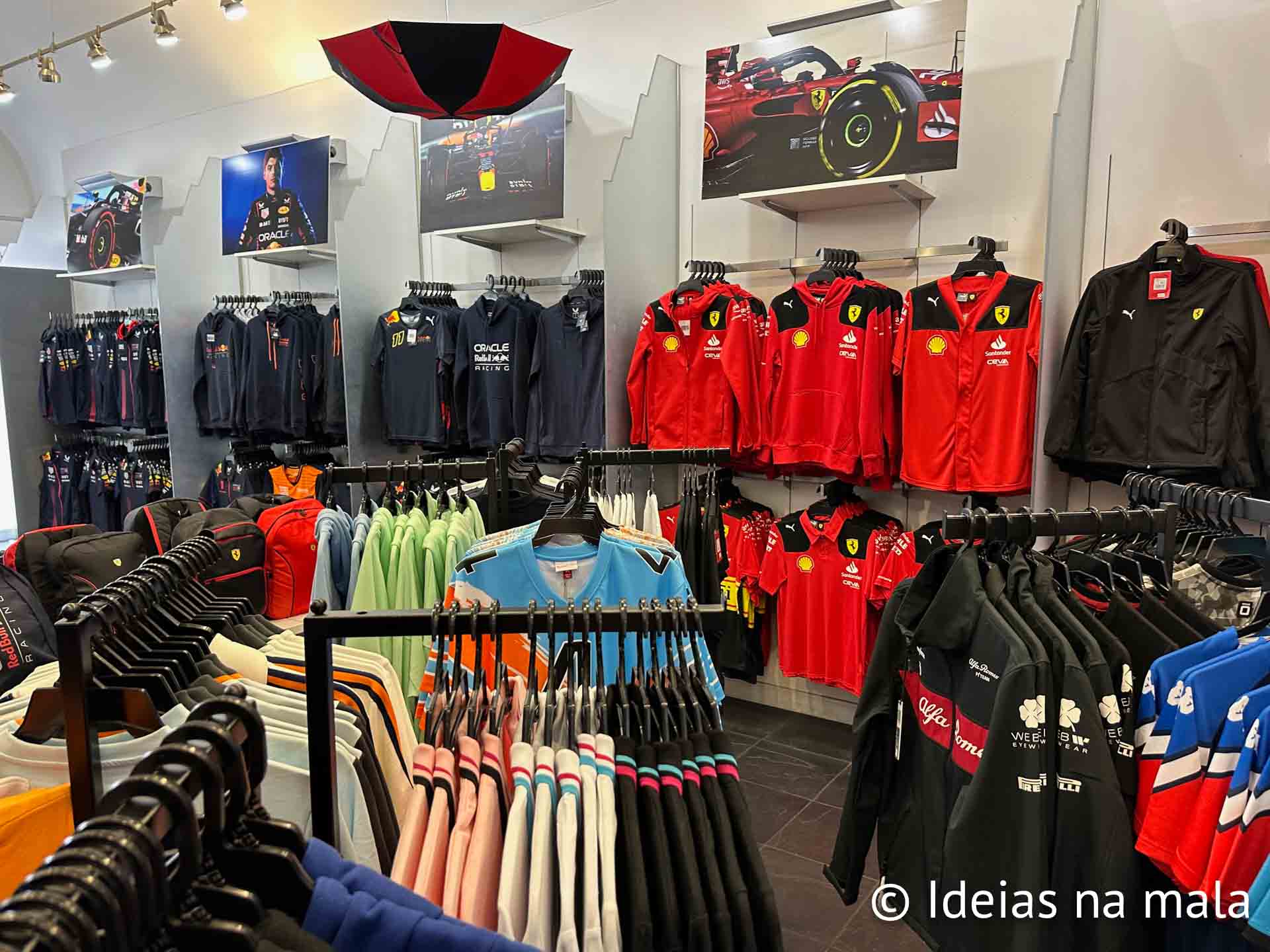 Loja de Formula 1 na Lincoln Road em Miami Beach