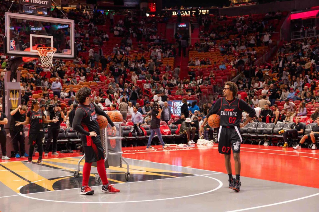 jogo de basquete do Miami Heat