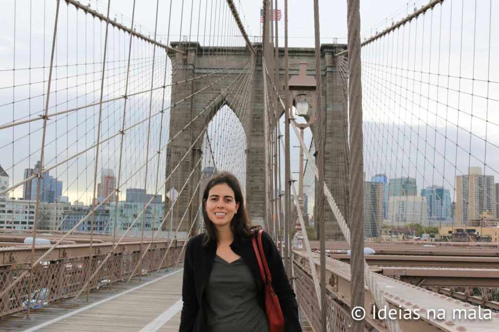 caminhada pela Brooklyn Bridge 