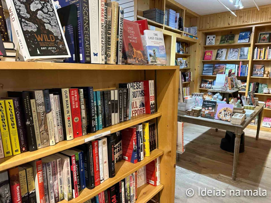 Dolly's Bookstore a livaria independente da Main Street de Park City