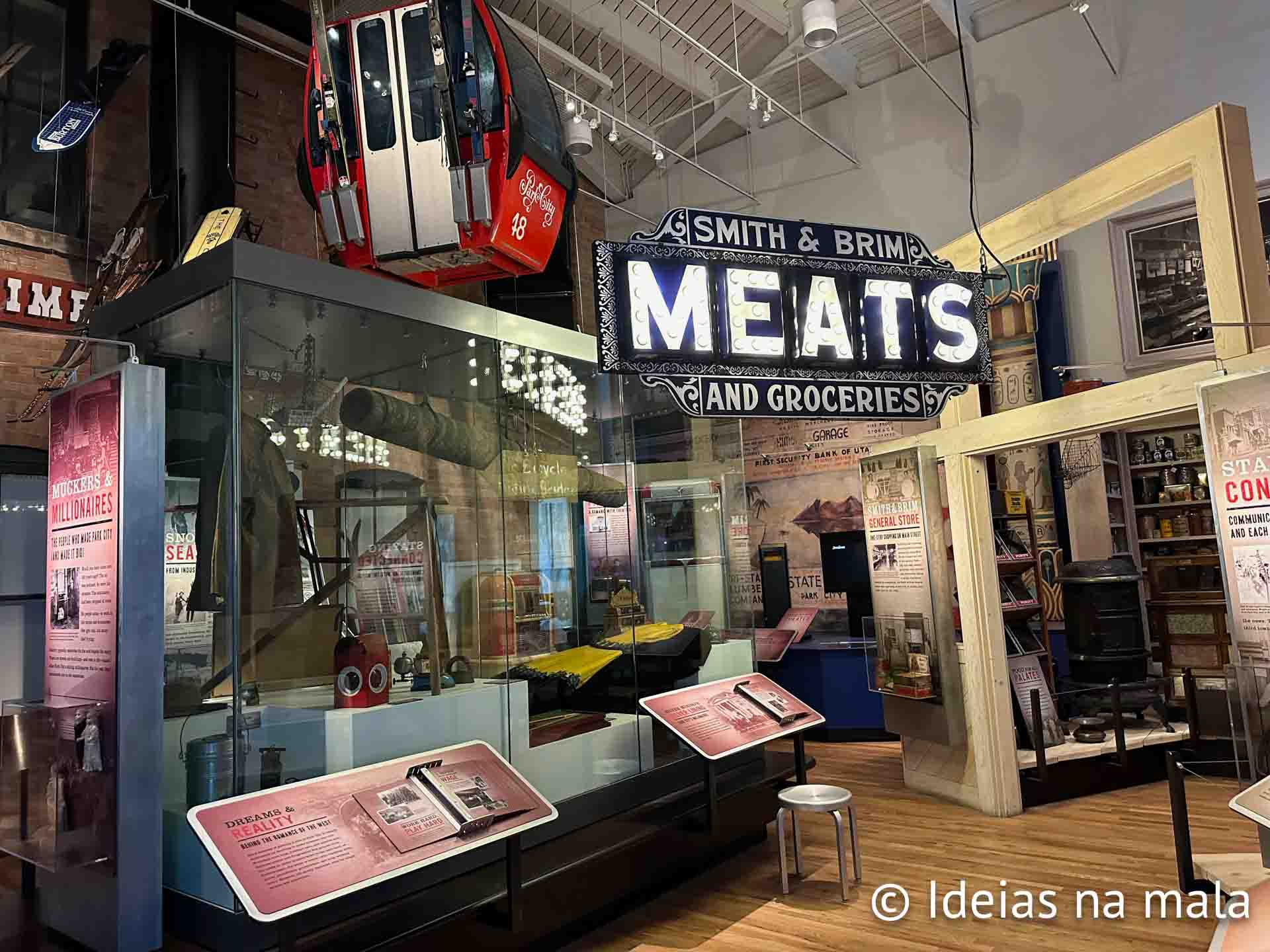 O Park City Museum conta a história da cidade de forma interativa