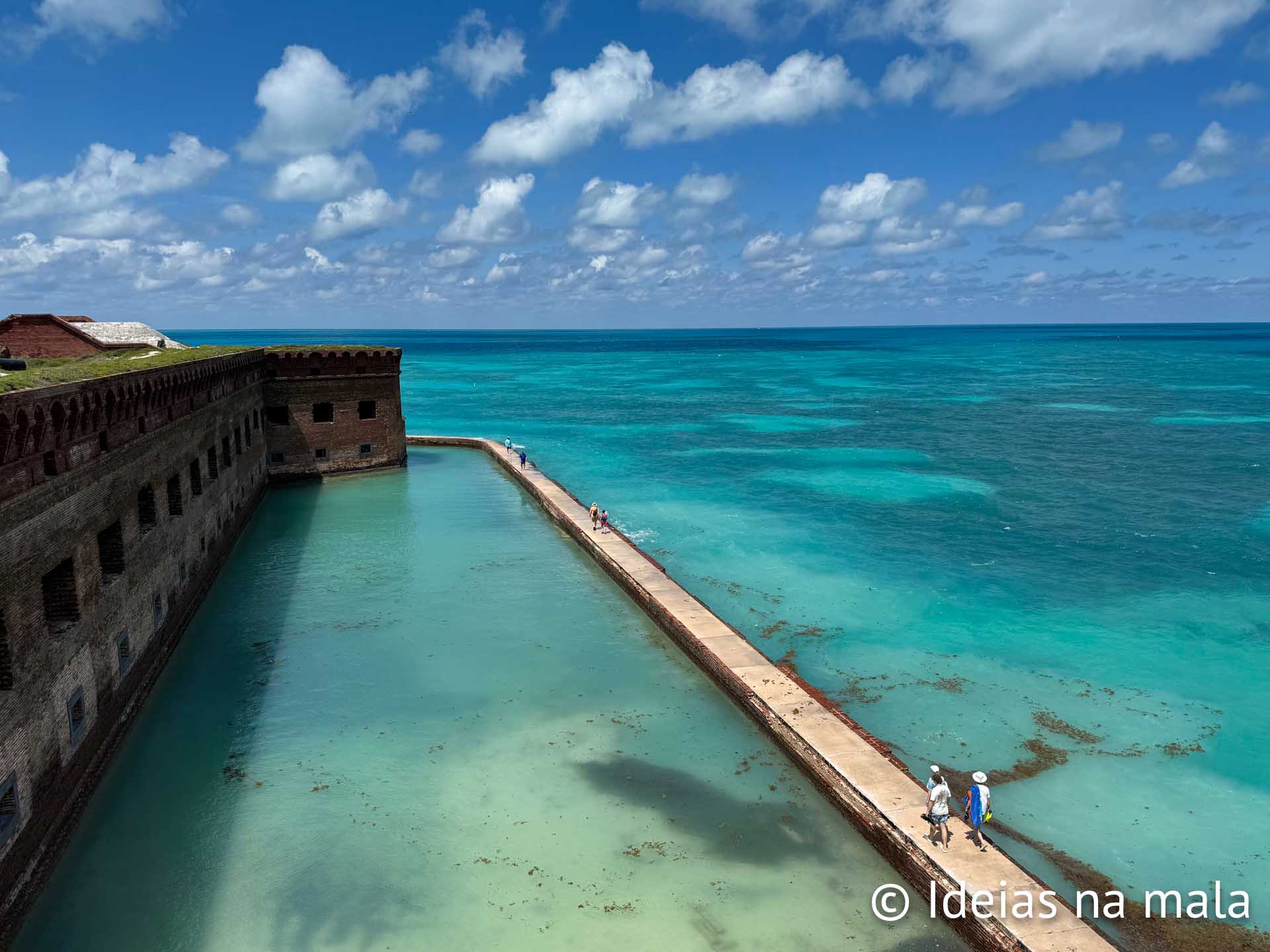 O parque Dry Tortugas tem as praias mais lindas dos Estados Unidos