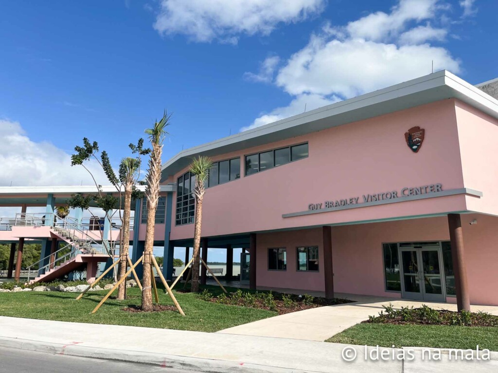 Edifício do Guy Bradley Visitor Center em Flamingo
