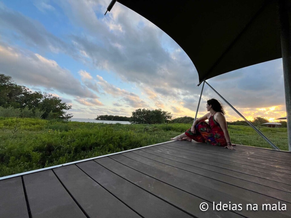 Eco-Tent uma das opções de glamping no Everglades Flamingo