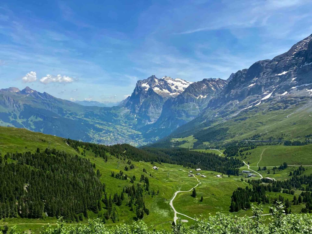 Kleine Scheidegg, na Suíça com swiss travel pass