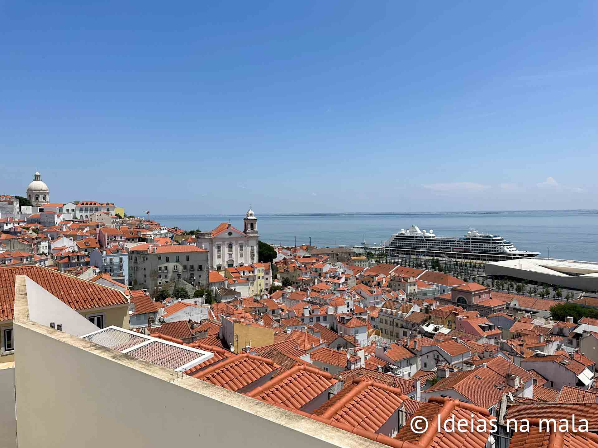 mirantes com vistas incríveis de Lisboa