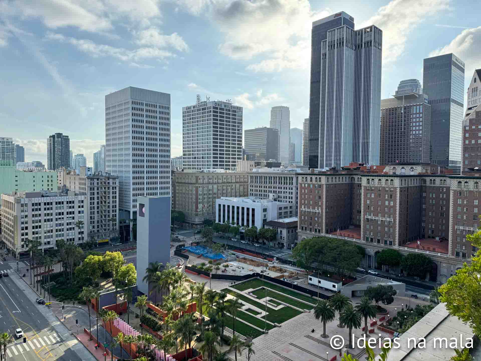 Vista do The Perch em Downtown Los Angeles