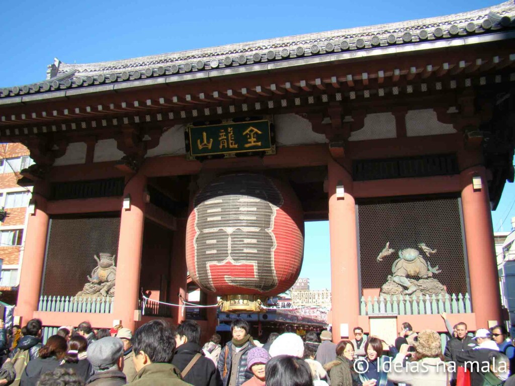 Kaminarimon no templo asakusa