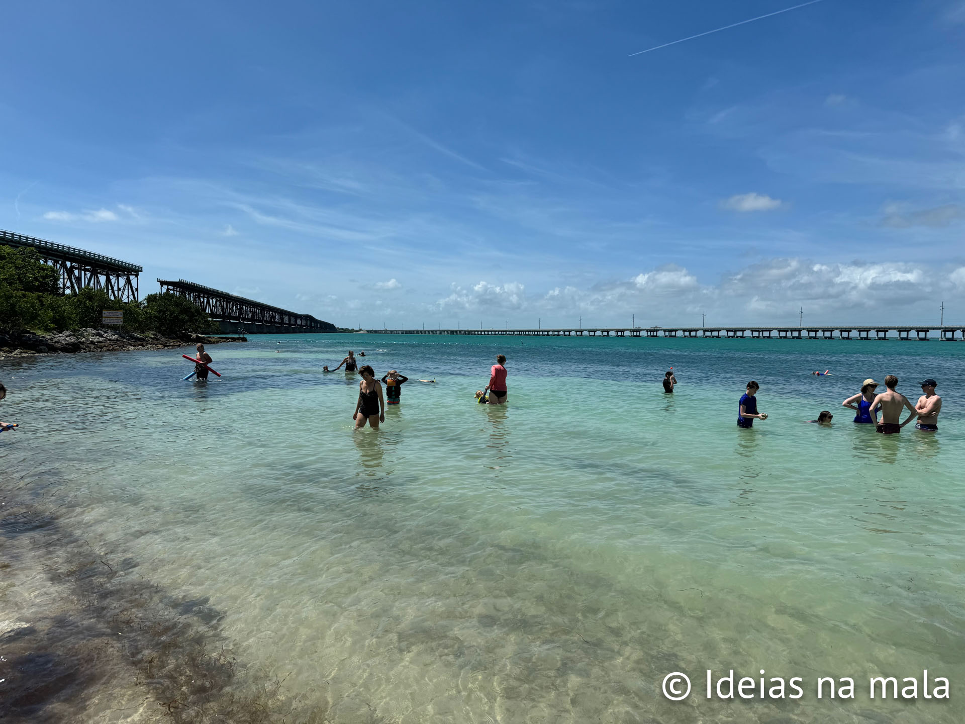 Praia do Bahia Honda State Park em Florida Keys