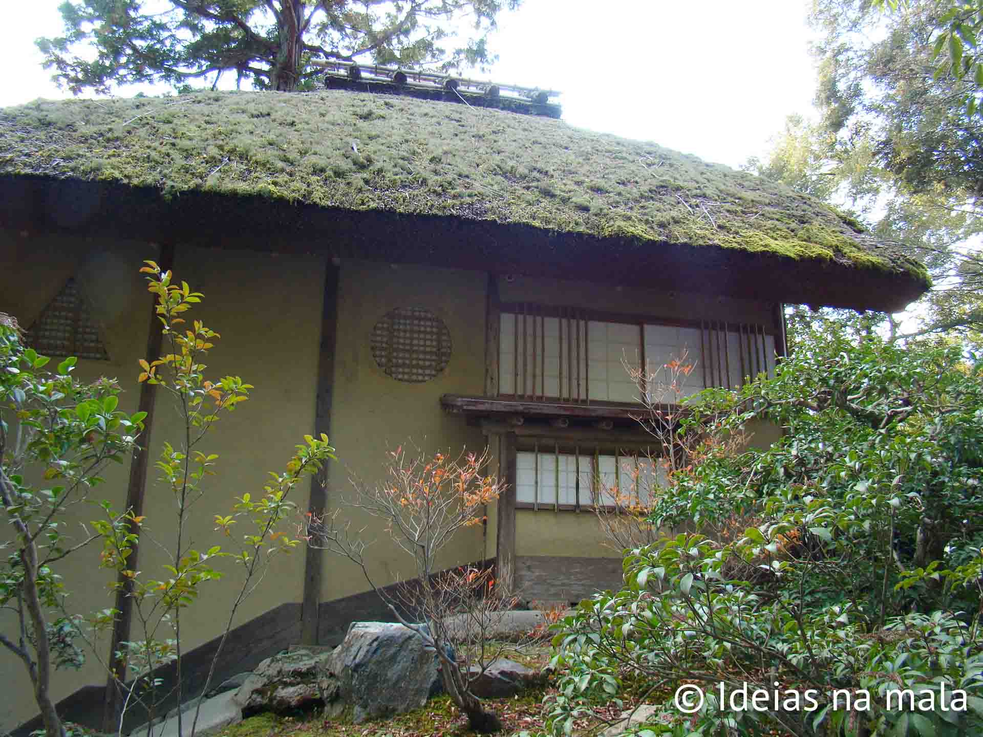 Casa de chá Sekka-tei em Kinkaku-ji o templo dourado em Kyoto no japão