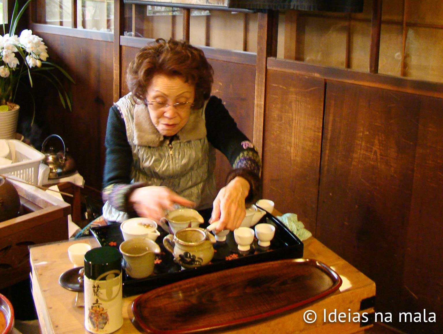 cerimônia tradicional do chá em uji no japão