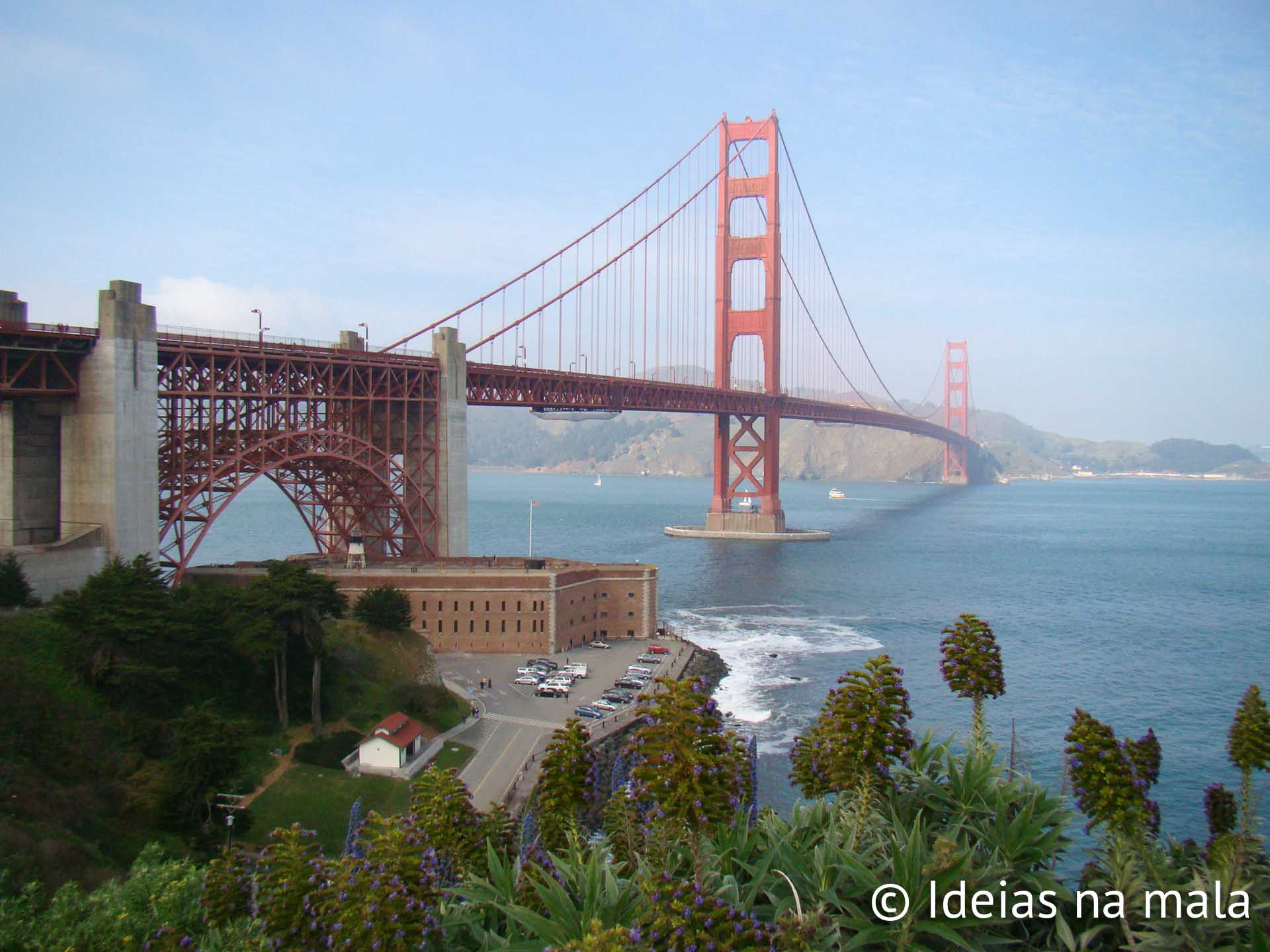 Mirantes com vista para a Golden Gate