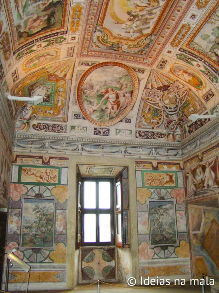 Villa D'Este em Tivoli perto de Roma na Itália