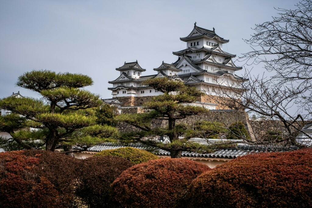 Castelo de Himeji Japão. Bate e volta saindo de Kyoto