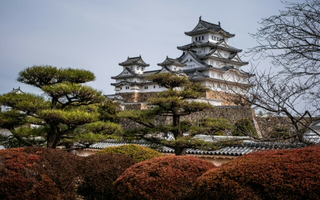 Castelo de Himeji Japão. Bate e volta saindo de Kyoto