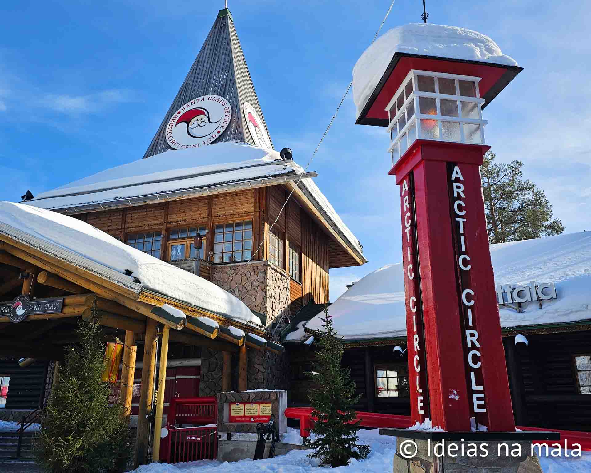 Escritório do Papai Noel em Santa Claus Village