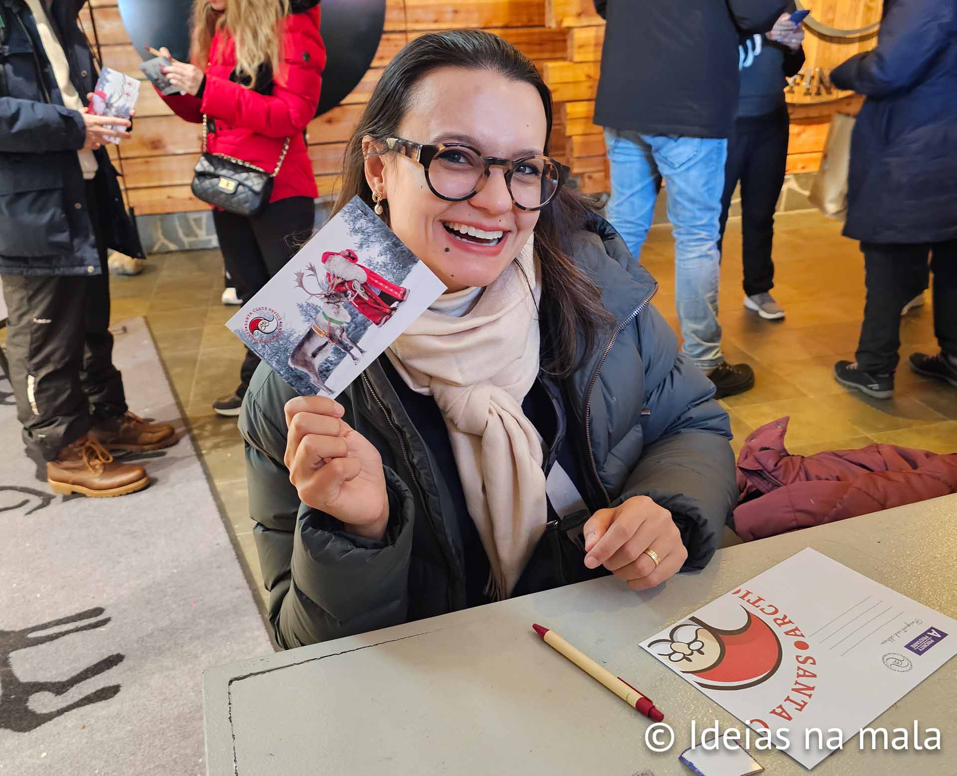 Enviando cartas do Ártico