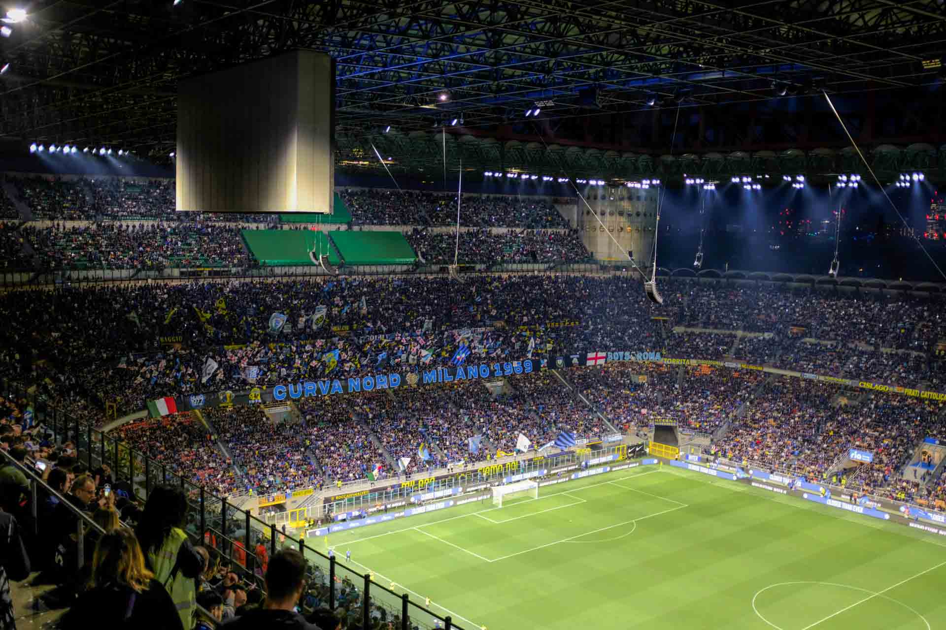 Estádio San Siro o Estádio do Milan e do Inter de Milão