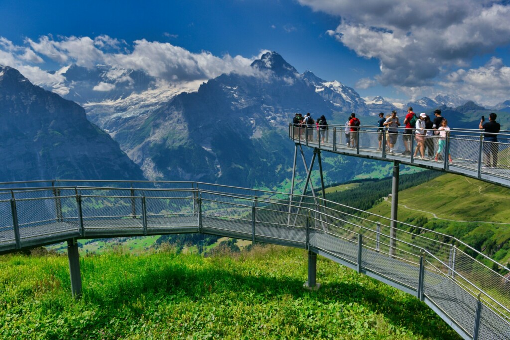 First Cliff Walk em Grindelwald na Suíça