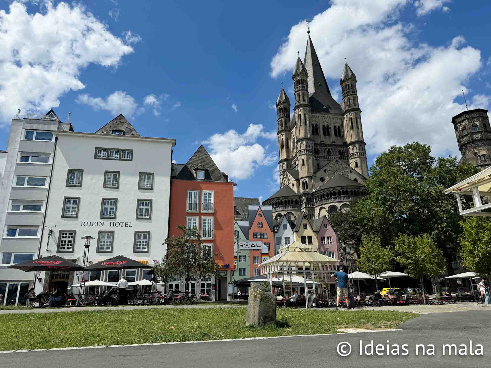 Fischmarkt um dos lugares mais bonitos de Colônia