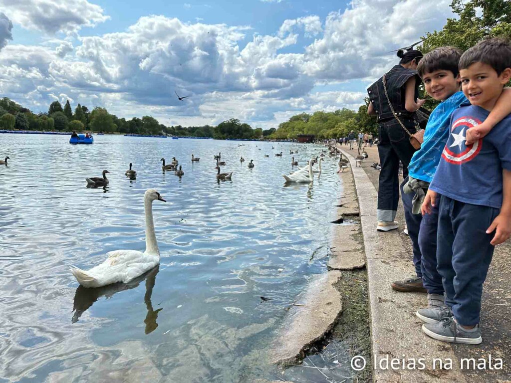 The Serpentine no Hyde Park