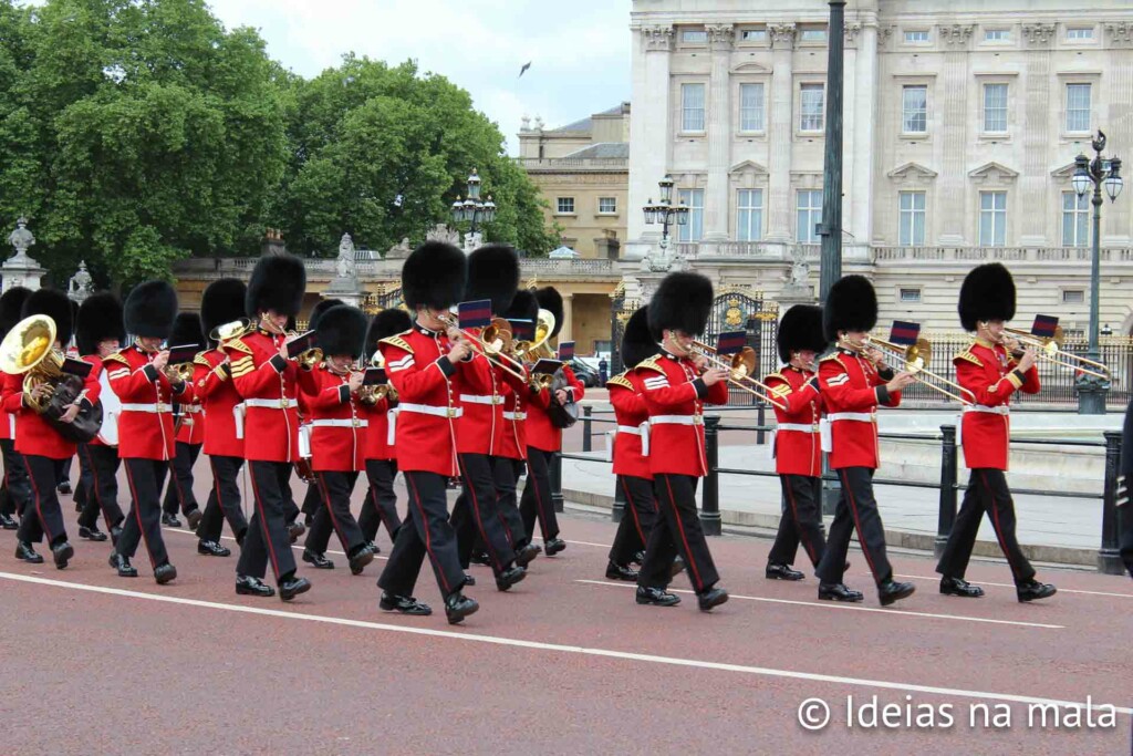 Cerimônia de troca da guarda em Londres