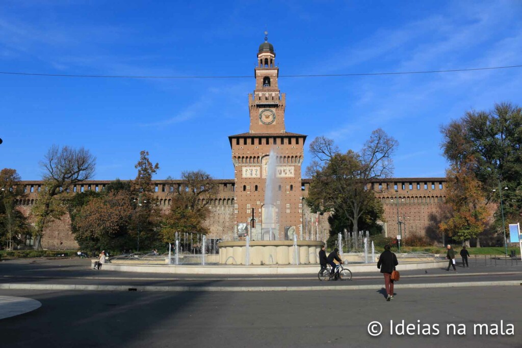 Castello Sforzesco em roteiro de 1,2 ou 3 dias em MIlão