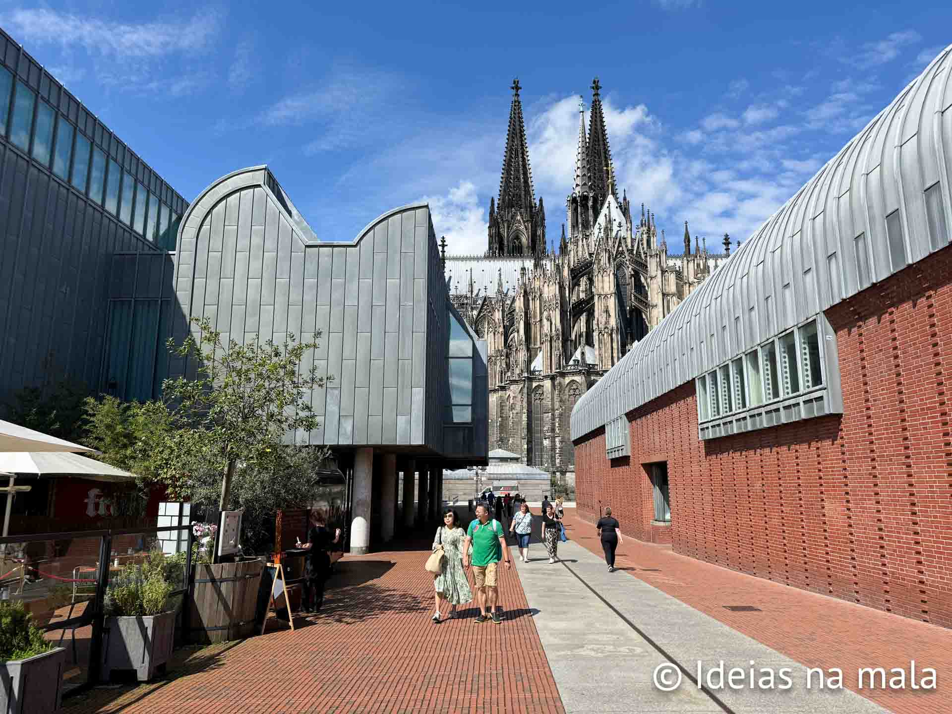 Museu Ludwig e catedral de Colônia