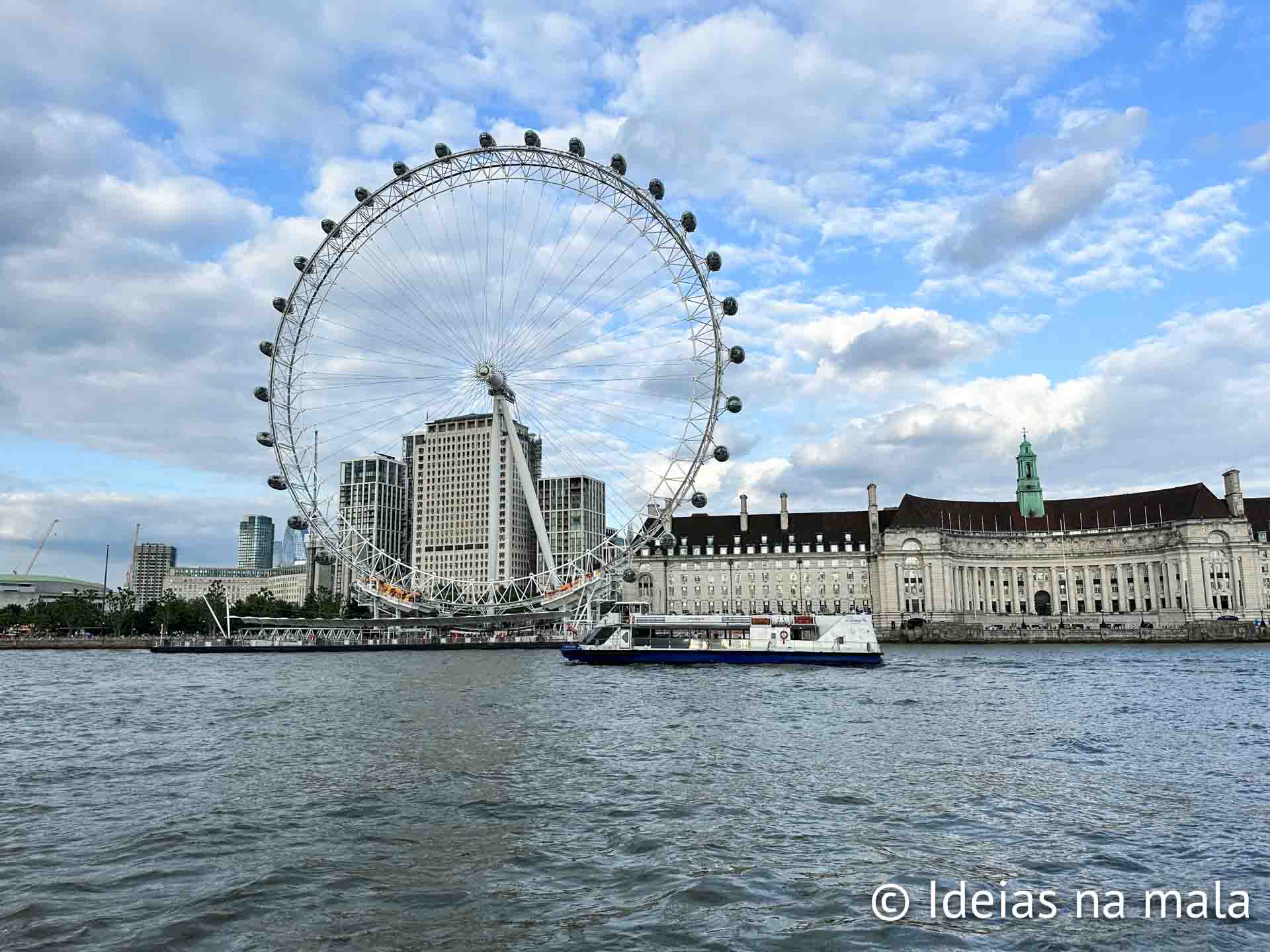 Passeio pelo Rio Tâmisa em Londres