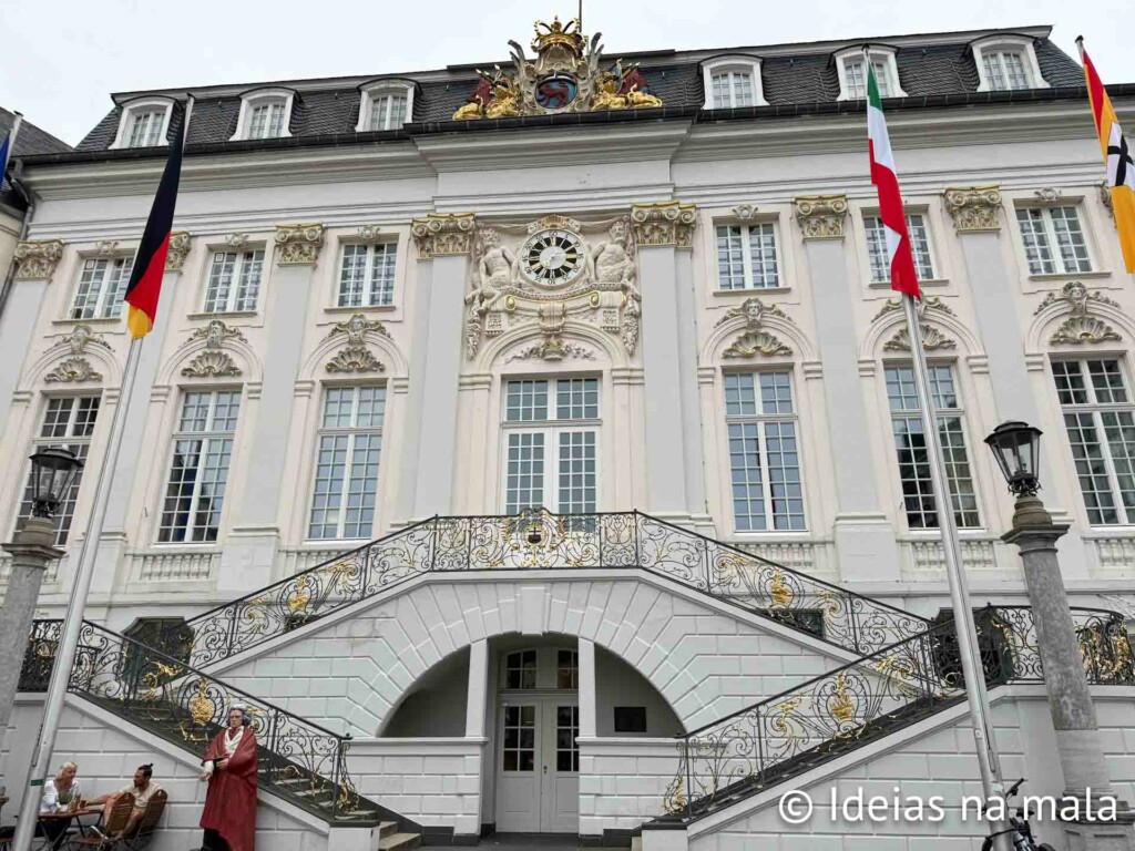 Edifício da Prefeitura de Bonn no centro da cidade